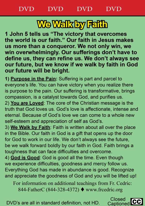 We Walk by Faith - Series 1025A - DVD - Image 2
